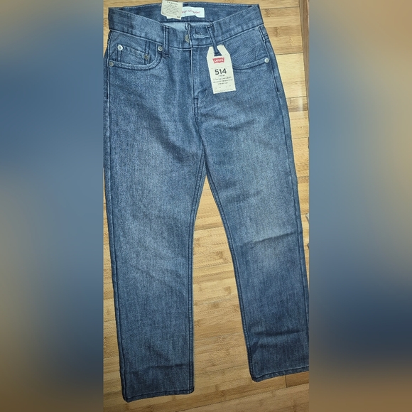NWT's Levi's Boys Classic Blue Slim Leg 514 Jeans Size 24X26 - Picture 2 of 4